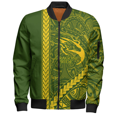 Honokaʻa High & Intermediate School Bomber Jacket Tribal Polynesian Pride Style