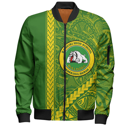 Kaimuki High School Bomber Jacket Tribal Polynesian Pride Style
