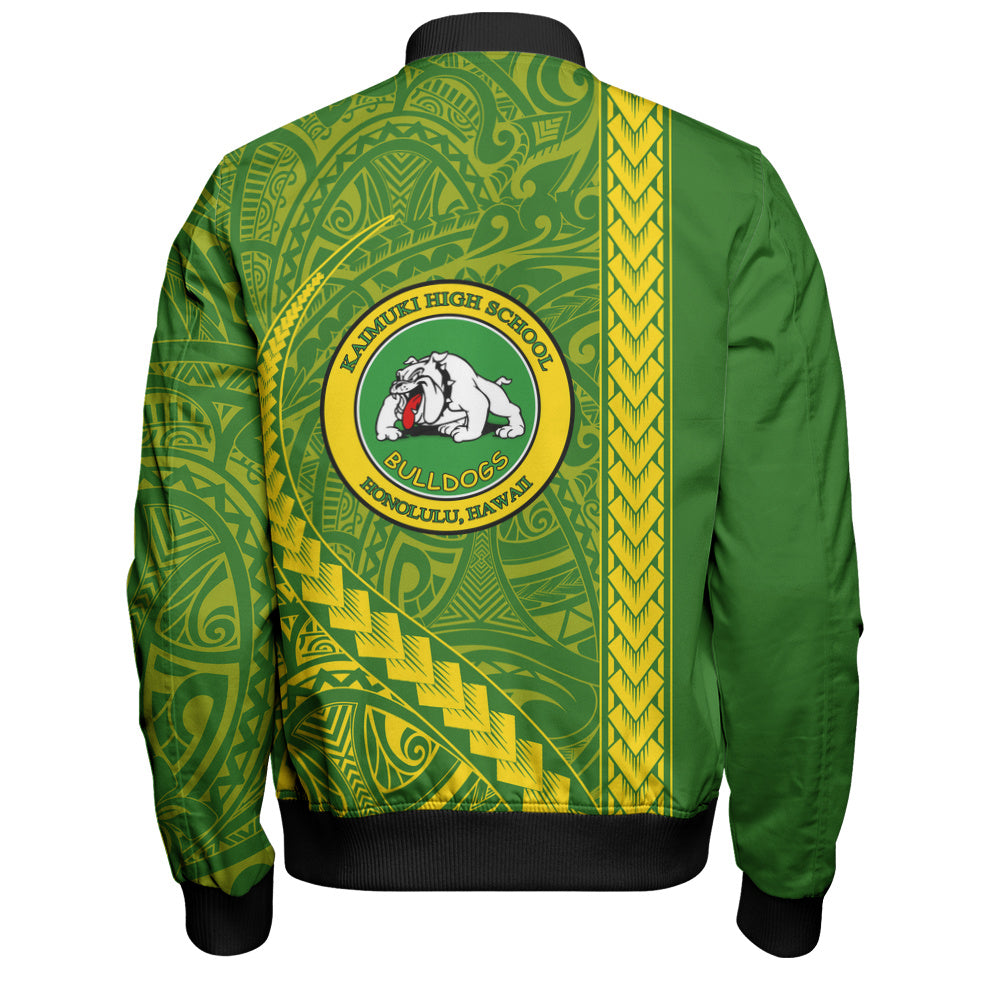 Kaimuki High School Bomber Jacket Tribal Polynesian Pride Style