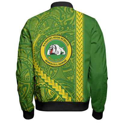 Kaimuki High School Bomber Jacket Tribal Polynesian Pride Style