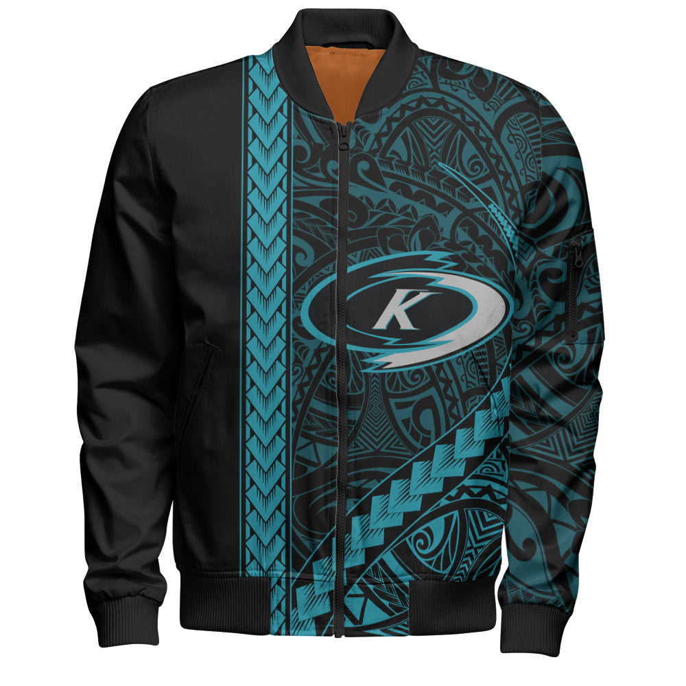 Kapolei High School Bomber Jacket Tribal Polynesian Pride Style