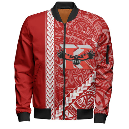 Kauai High School Bomber Jacket Tribal Polynesian Pride Style