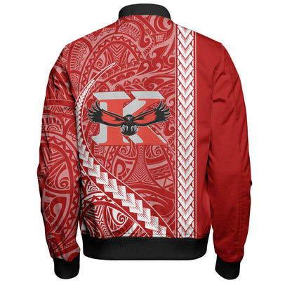 Kauai High School Bomber Jacket Tribal Polynesian Pride Style