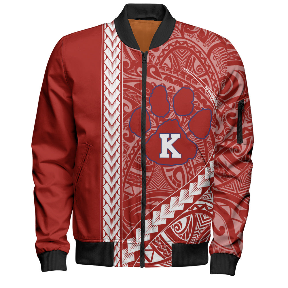 Keaʻau High School Bomber Jacket Tribal Polynesian Pride Style