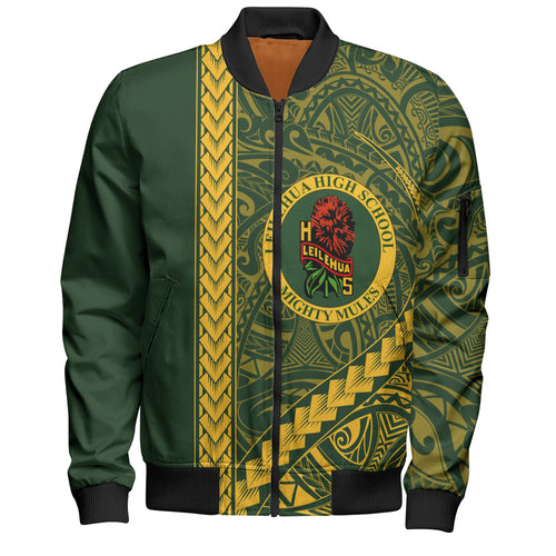 Leilehua High School Bomber Jacket Tribal Polynesian Pride Style