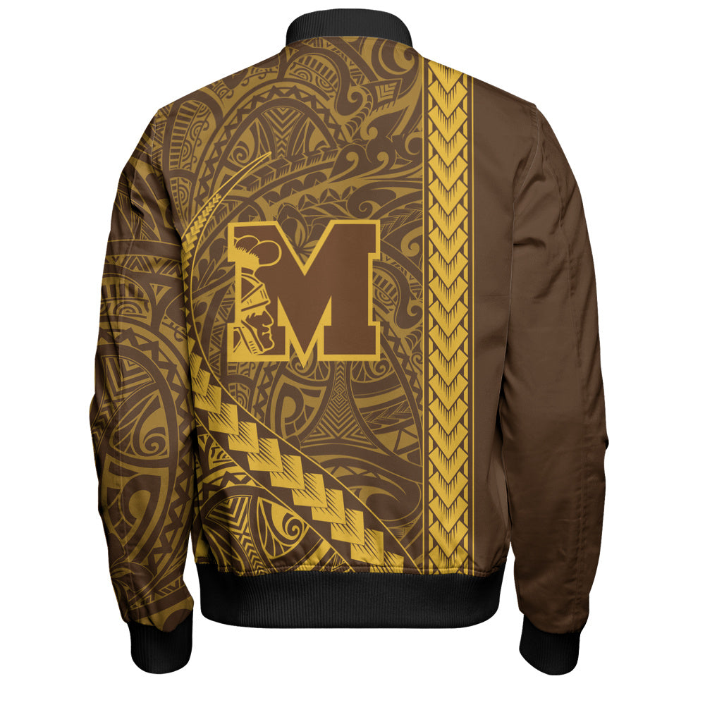 Mililani High School Bomber Jacket Tribal Polynesian Pride Style