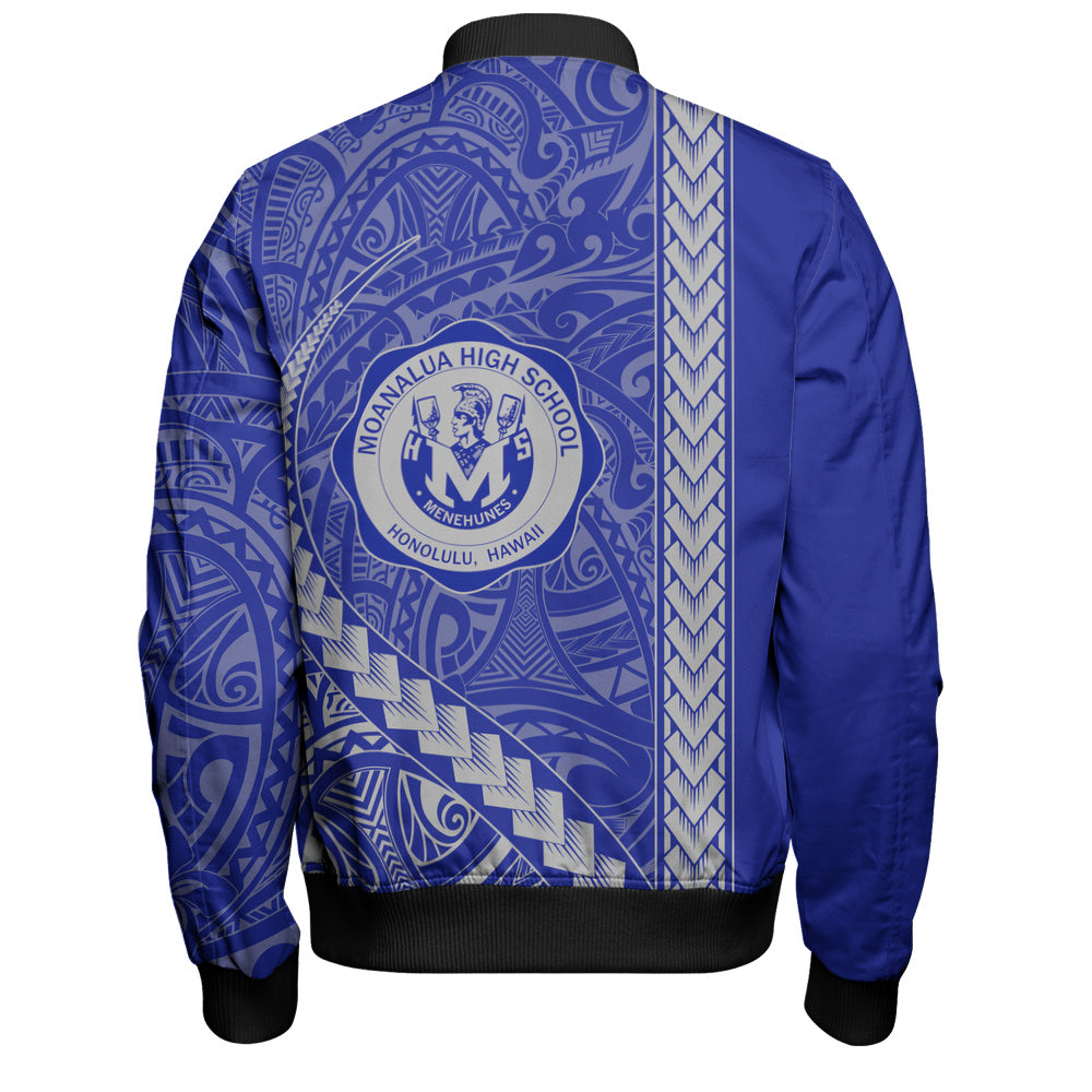 moanalua high school Bomber Jacket Tribal Polynesian Pride Style