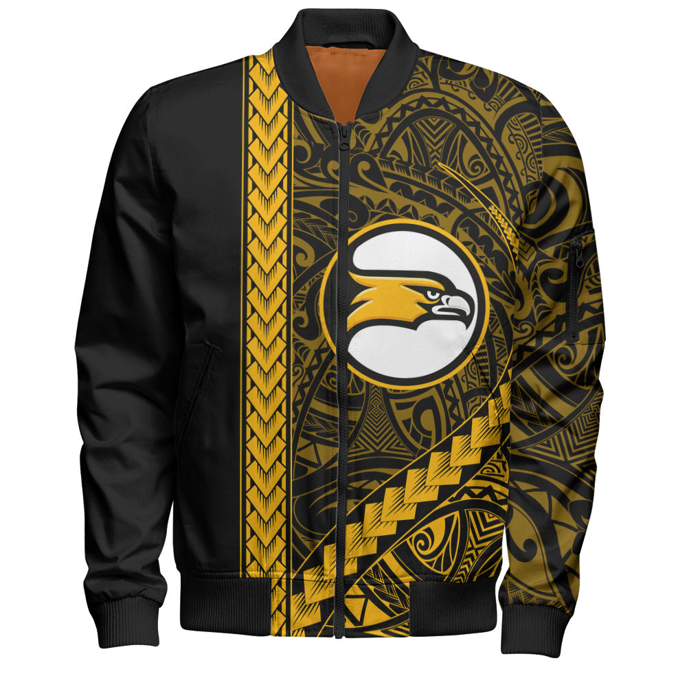 Nanakuli High and Intermediate School Bomber Jacket Tribal Polynesian Pride Style