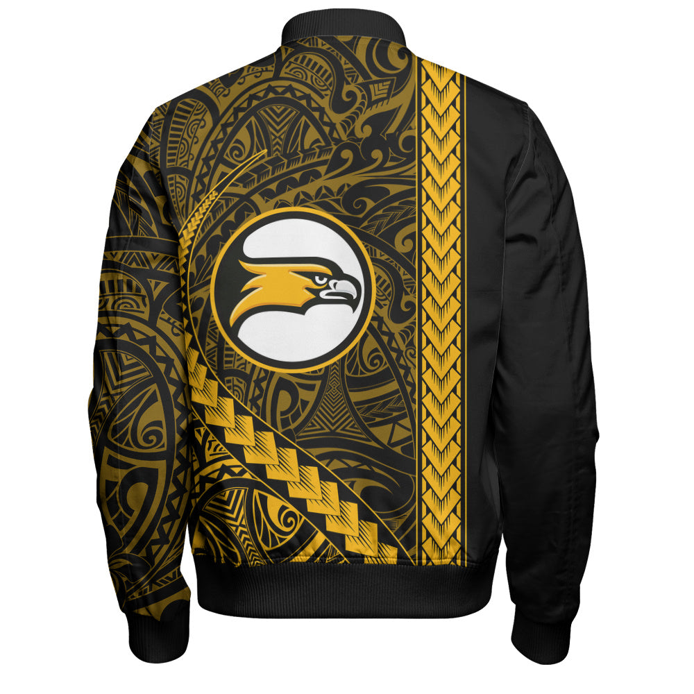 Nanakuli High and Intermediate School Bomber Jacket Tribal Polynesian Pride Style