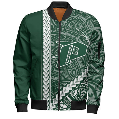 Pahoa High and Intermediate School Bomber Jacket Tribal Polynesian Pride Style