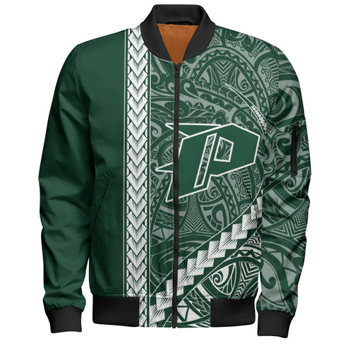 Pahoa High and Intermediate School Bomber Jacket Tribal Polynesian Pride Style
