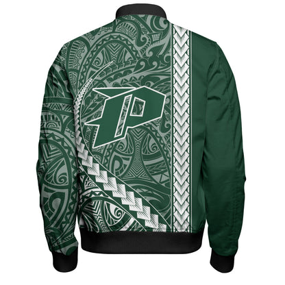 Pahoa High and Intermediate School Bomber Jacket Tribal Polynesian Pride Style
