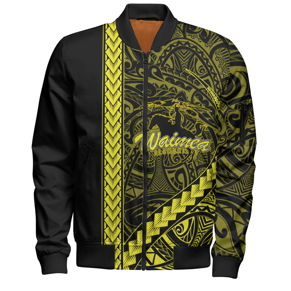 Waimea Elementary School Bomber Jacket Tribal Polynesian Pride Style