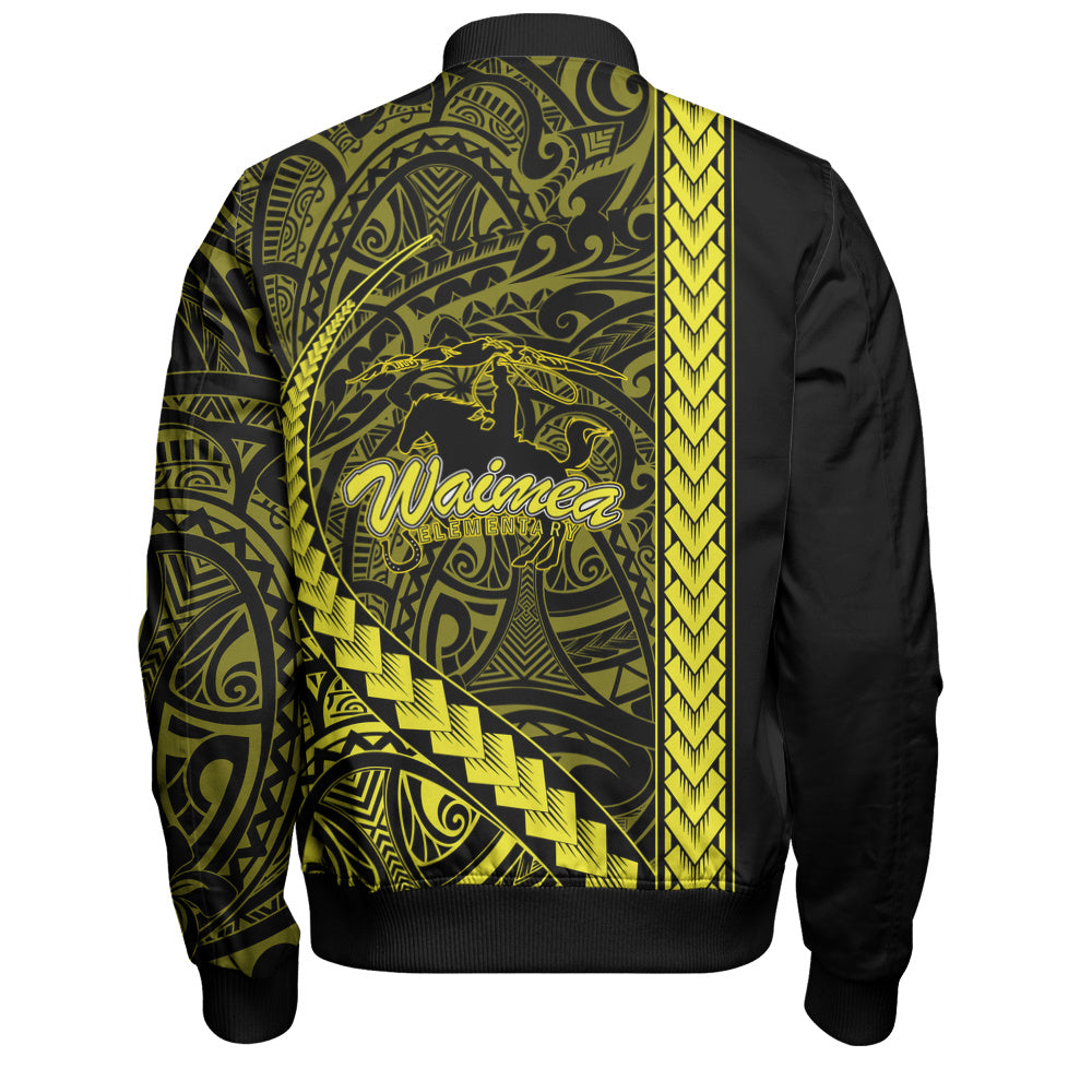 Waimea Elementary School Bomber Jacket Tribal Polynesian Pride Style