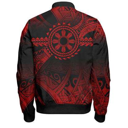 Philippines Filipinos Bomber Jacket Polynesian Tribal Sun Tribal Legacy