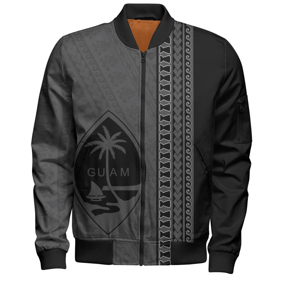 Guam Bomber Jacket Island Crest Chamorro Tribal Heritage