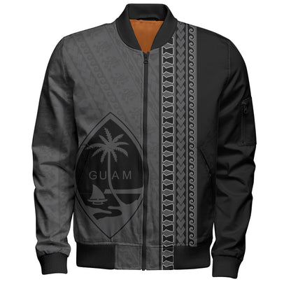 Guam Bomber Jacket Island Crest Chamorro Tribal Heritage
