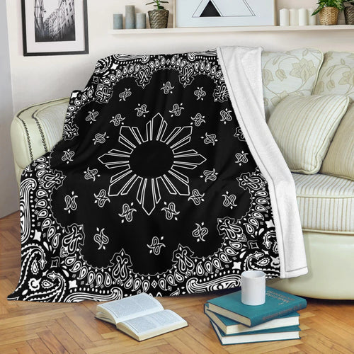 Philippines Filipinos Premium Blanket Sun Bandana Paisley Print Heritage