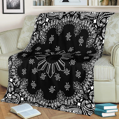 Philippines Filipinos Premium Blanket Sun Bandana Paisley Print Heritage