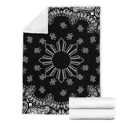 Philippines Filipinos Premium Blanket Sun Bandana Paisley Print Heritage