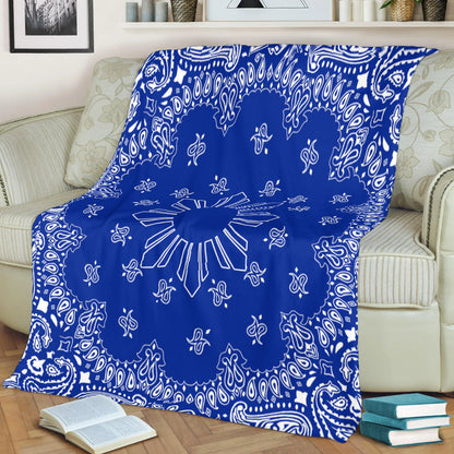 Philippines Filipinos Premium Blanket Sun Bandana Paisley Print Heritage