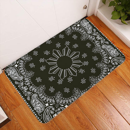 Philippines Filipinos Doormat Sun Bandana Paisley Print Heritage