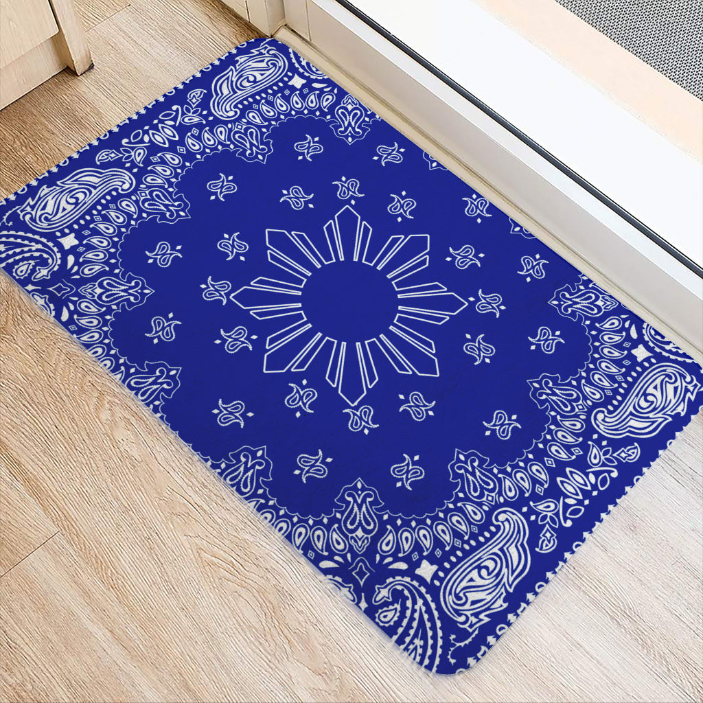 Philippines Filipinos Doormat Sun Bandana Paisley Print Heritage