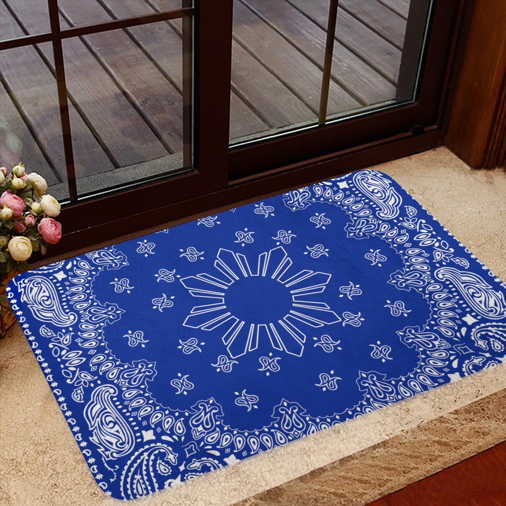 Philippines Filipinos Doormat Sun Bandana Paisley Print Heritage
