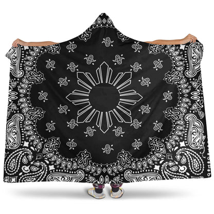 Philippines Filipinos Hooded Blanket Sun Bandana Paisley Print Heritage