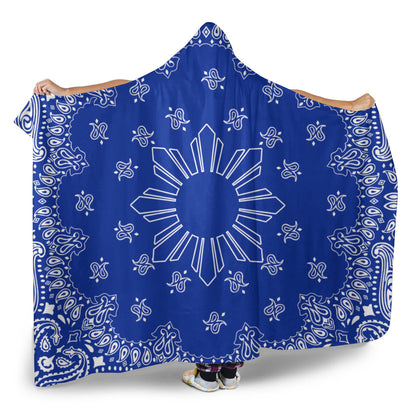 Philippines Filipinos Hooded Blanket Sun Bandana Paisley Print Heritage