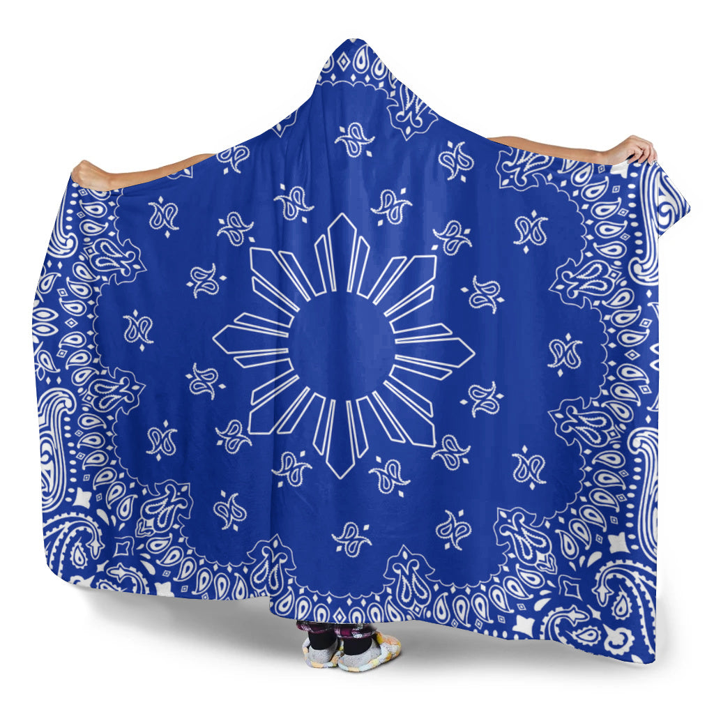 Philippines Filipinos Hooded Blanket Sun Bandana Paisley Print Heritage