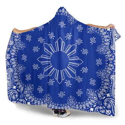 Philippines Filipinos Hooded Blanket Sun Bandana Paisley Print Heritage