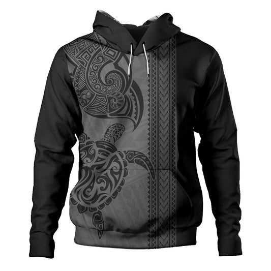 Hawaii Hoodie Polynesia Tribal Turtle Tattoo