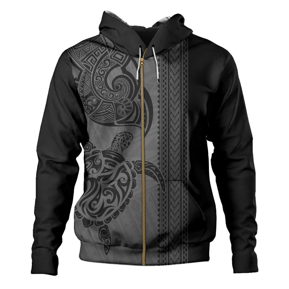 Hawaii Hoodie Polynesia Tribal Turtle Tattoo