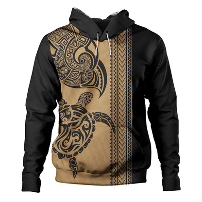 Hawaii Hoodie Polynesia Tribal Turtle Tattoo