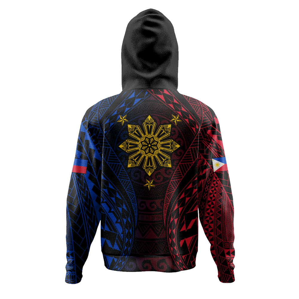 Philippines Filipinos Hoodie Sun Flag Tribal Tattoo Pattern