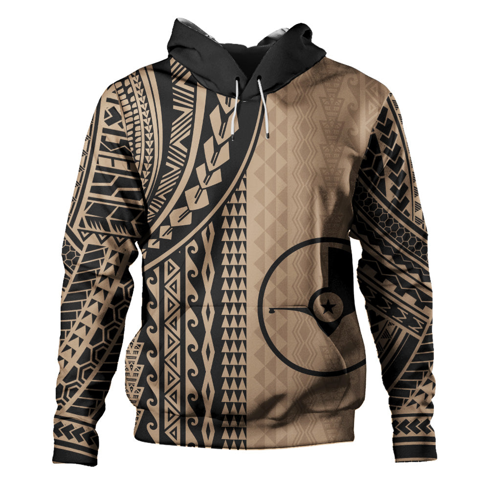 Yap State Hoodie Polynesian Tattoo