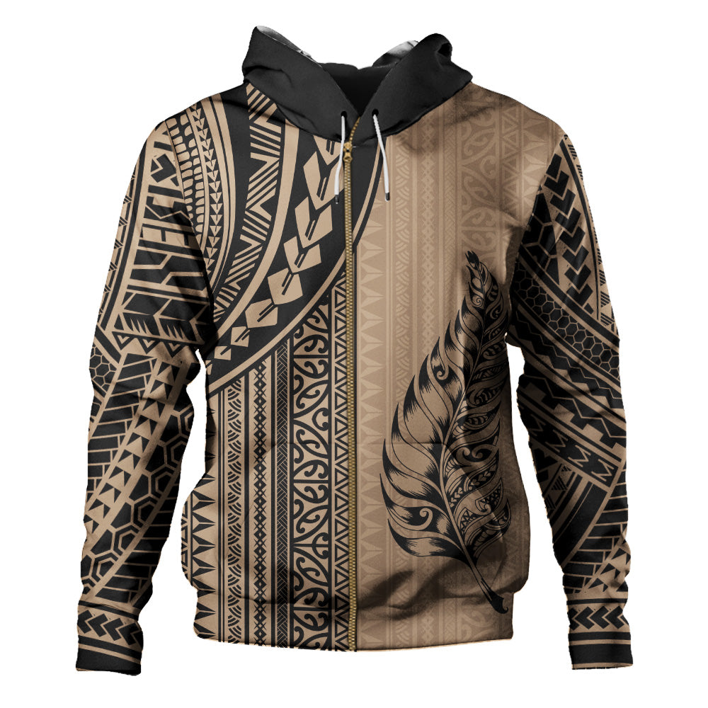 New Zealand Hoodie Polynesian Tattoo