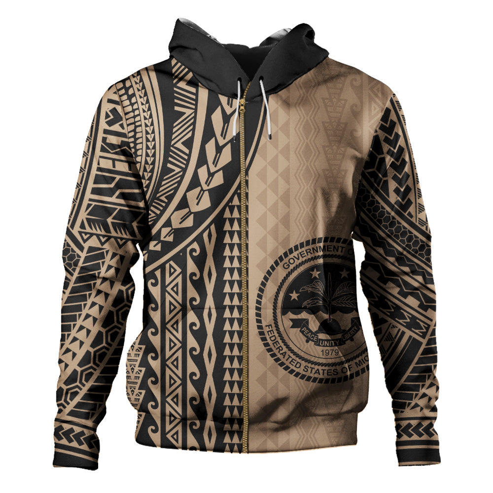 Federated States Of Micronesia Hoodie Polynesian Tattoo