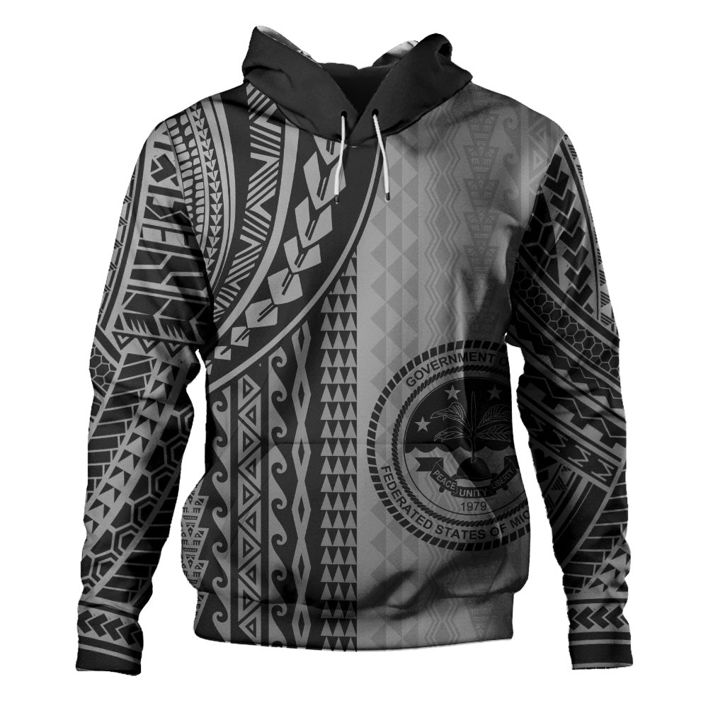 Federated States Of Micronesia Hoodie Polynesian Tattoo