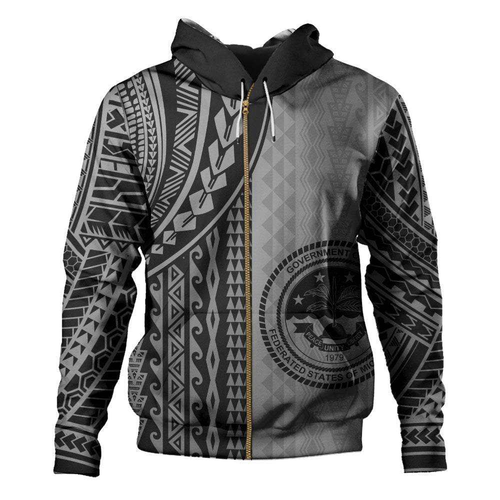 Federated States Of Micronesia Hoodie Polynesian Tattoo