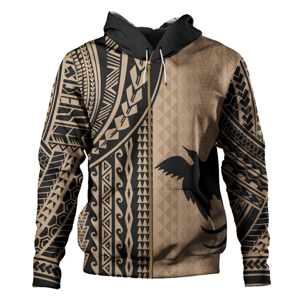 Papua New Guinea Hoodie Polynesian Tattoo