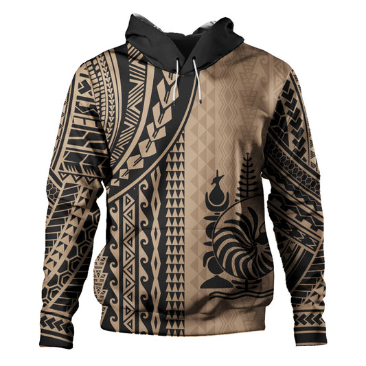 New Caledonia Hoodie Polynesian Tattoo