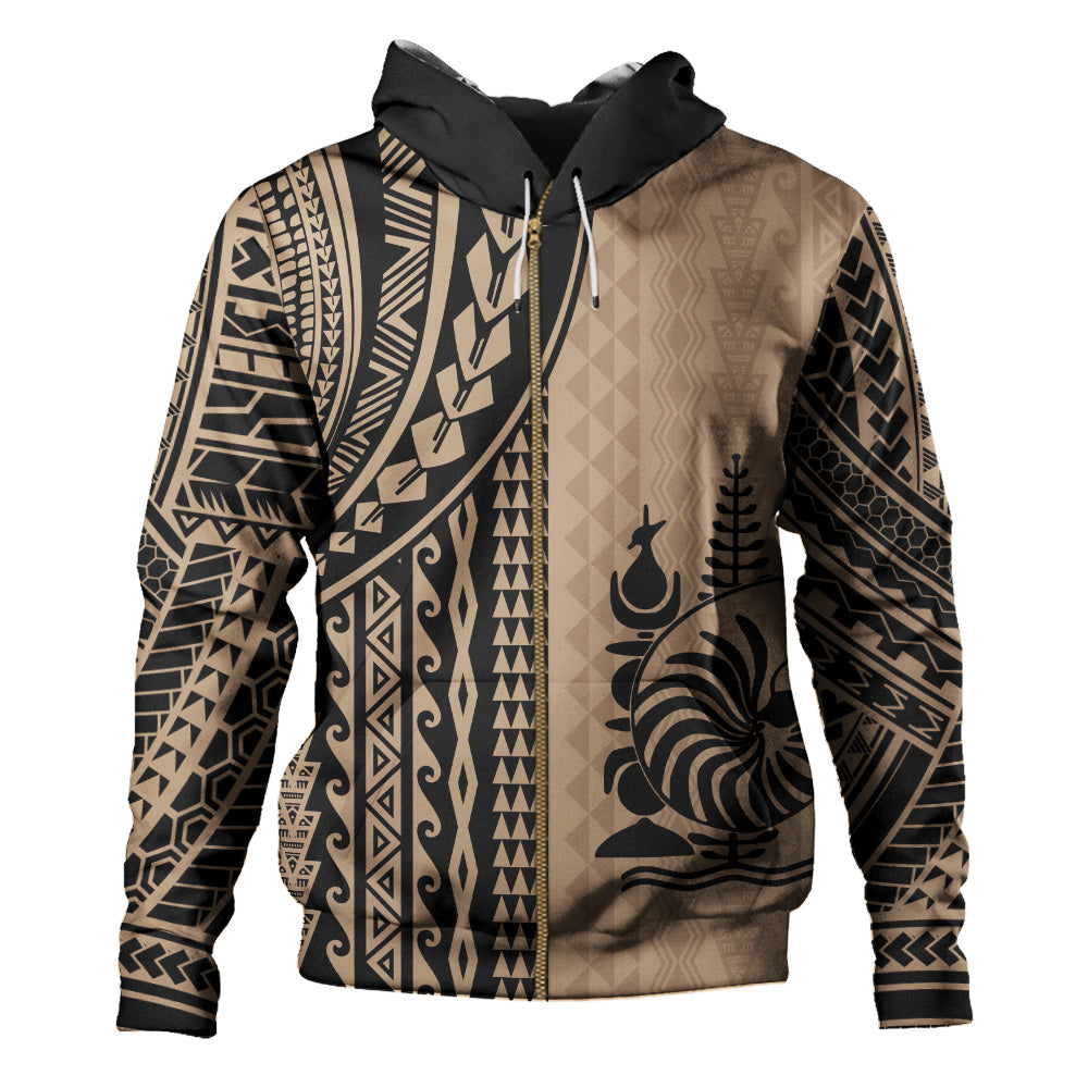 New Caledonia Hoodie Polynesian Tattoo
