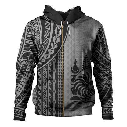 New Caledonia Hoodie Polynesian Tattoo