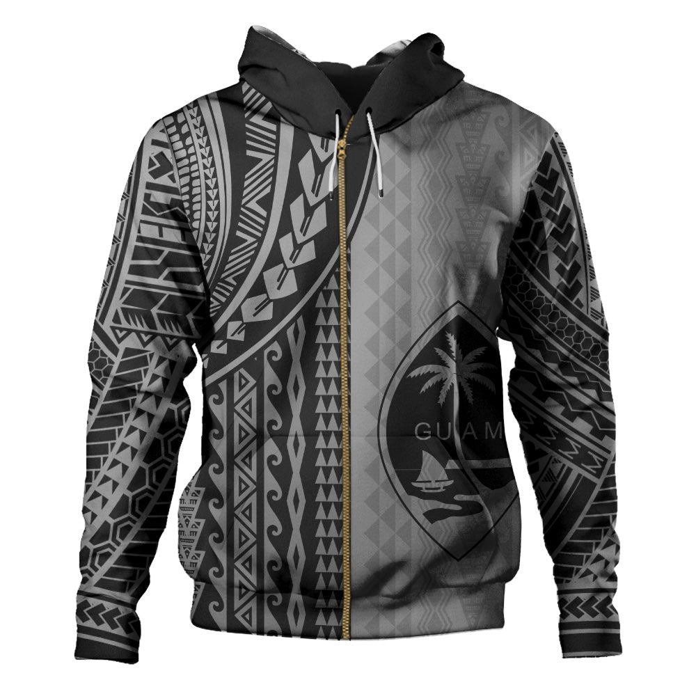 Guam Hoodie Polynesian Tattoo