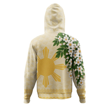 Philippines Filipinos Hoodie Sampaguita Sunshine Bloom Style