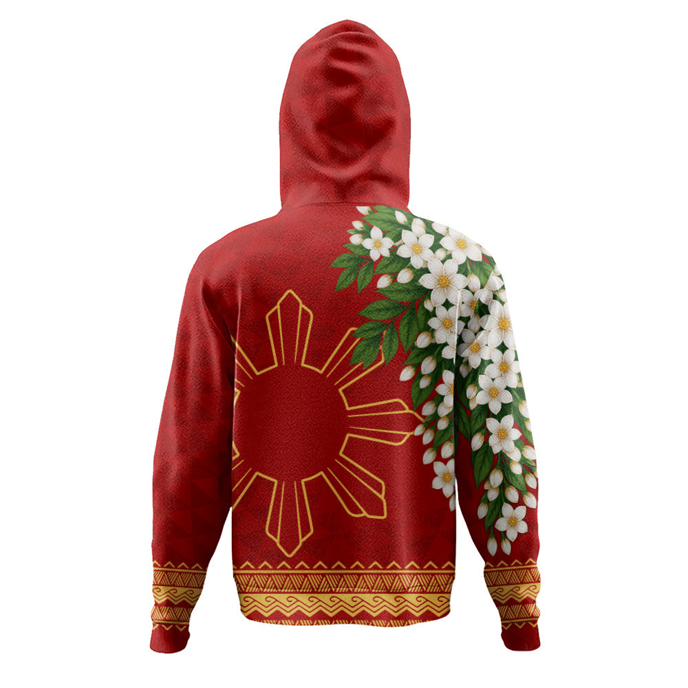 Philippines Filipinos Hoodie Sampaguita Sunshine Bloom Style