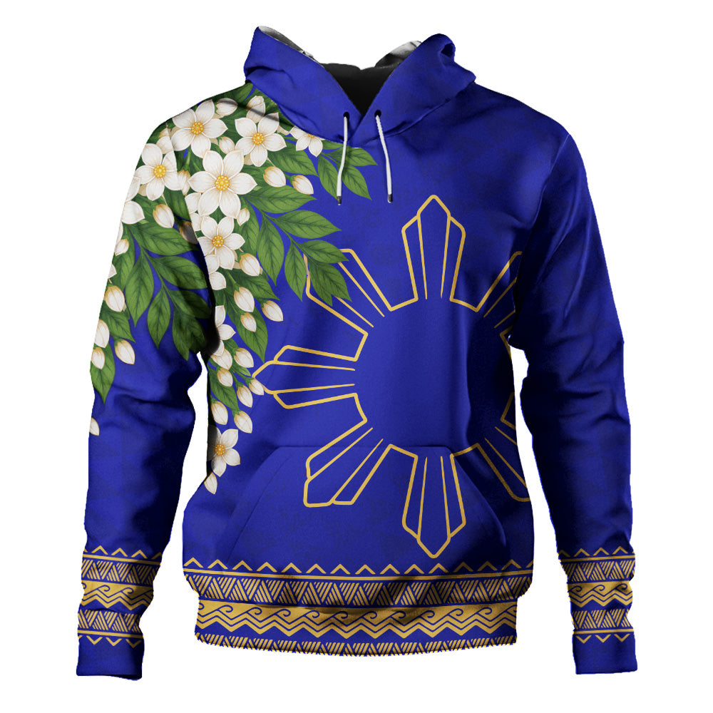 Philippines Filipinos Hoodie Sampaguita Sunshine Bloom Style