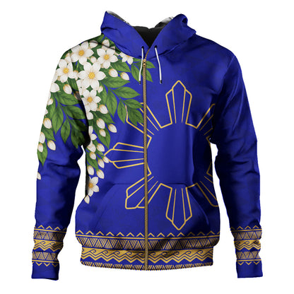 Philippines Filipinos Hoodie Sampaguita Sunshine Bloom Style
